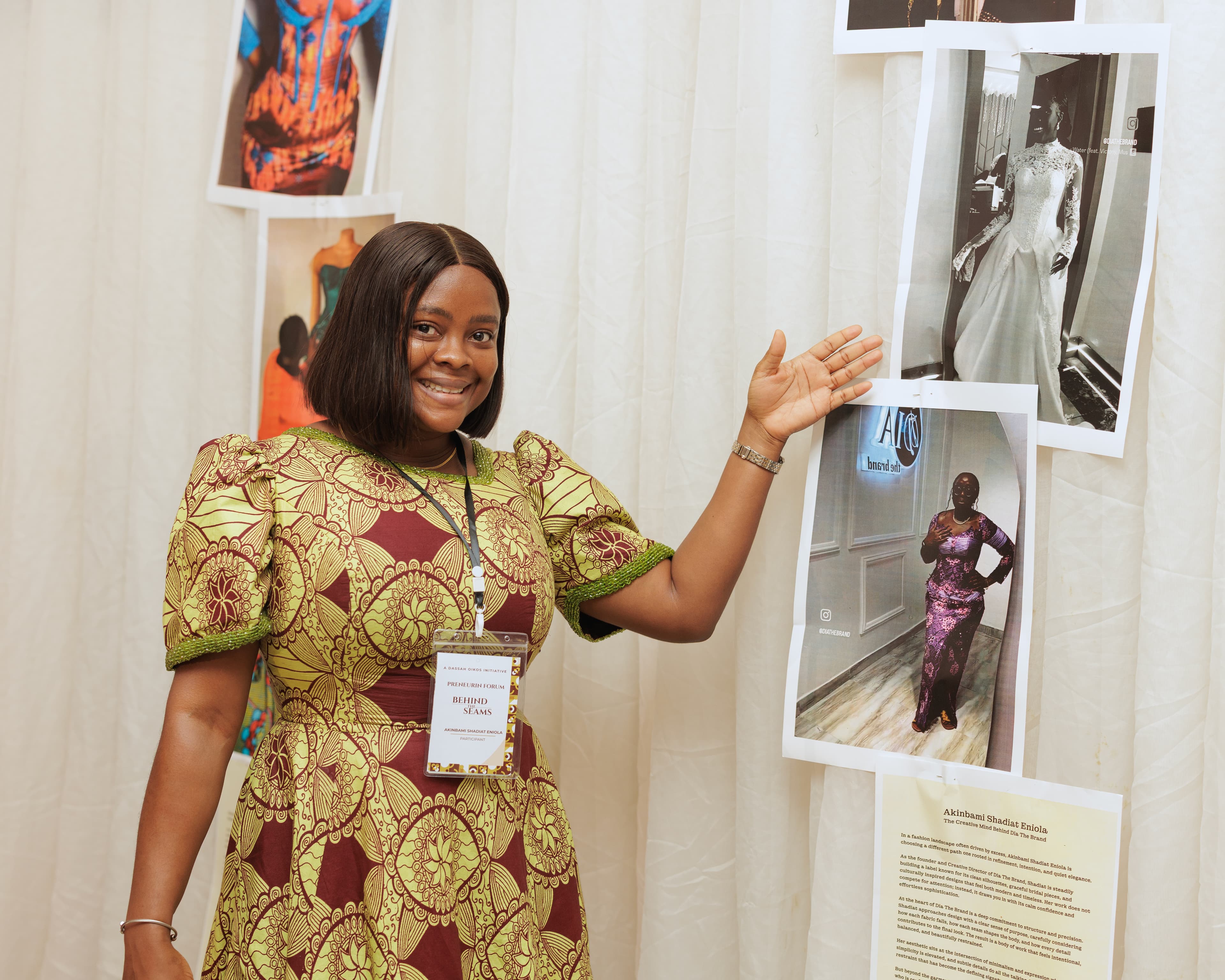 Detail from the Preneurin event experience